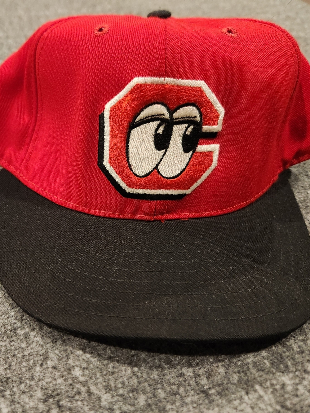 Chattanooga Lookouts Fitted Hat Size 7 1/2 Vintage 90s Red Cap Pro Line USA MADE